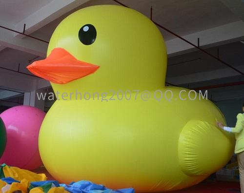 inflatable yelllow duck balloon