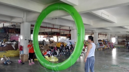 hanging inflatable ring ball...
