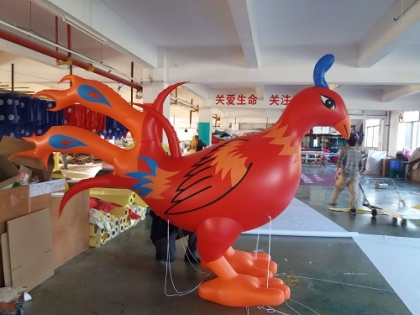 Inflatable phoenix balloon, ...