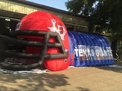 inflatable helmet tunnel