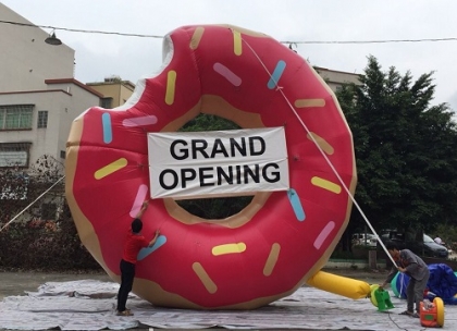 Inflatable giant donuts, inf...