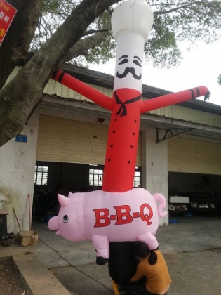 Inflatable pig air dancer BB...