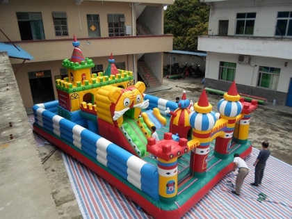 inflatable castle playground