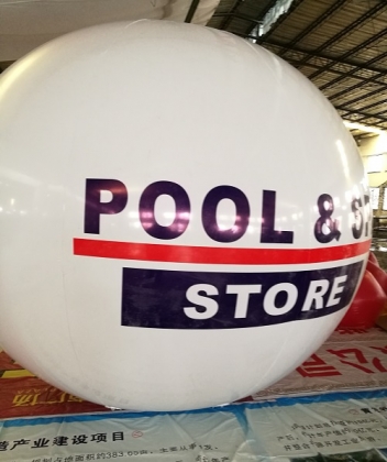 round inflatable flying ball...