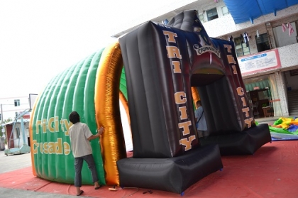 inflatable arch sports tunne...