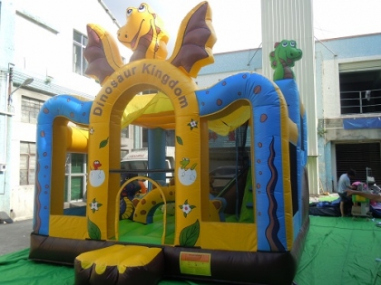 inflatable dinosaur bouncer ...