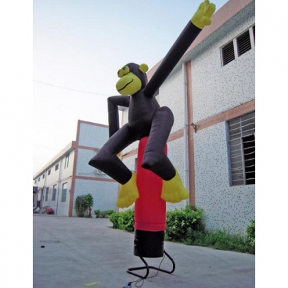 Inflatable monkey air dancer
