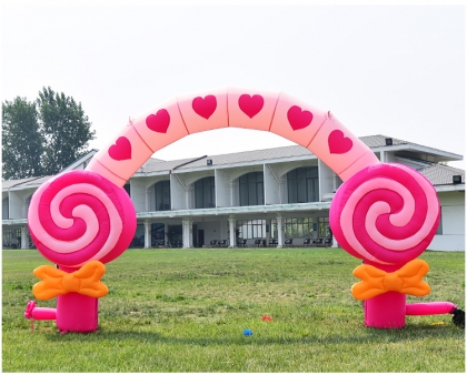 inflatable lollipop arch