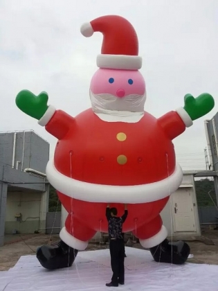 christmas inflatable santa b...