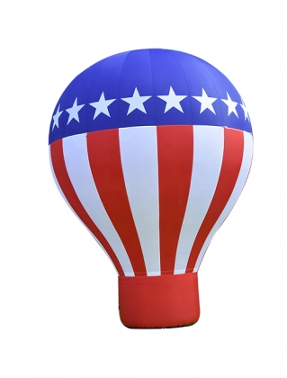 USA flag inflatable ground b...