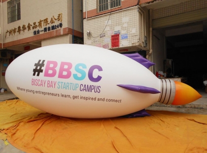 inflatable rocket blimp ball...