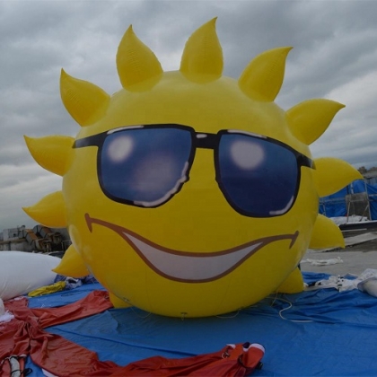 giant inflatable sun balloon