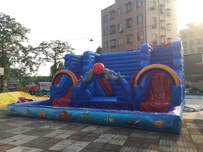 mini inflatable playground w...
