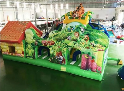 inflatable tiger playground