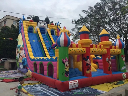 inflatable playground mickey...