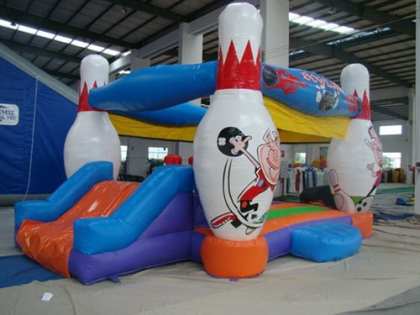 inflatable bowling pin bounc...