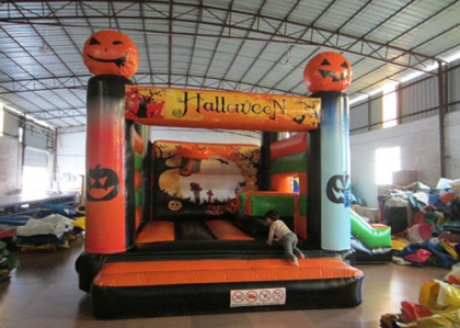 inflatable halloween pumpkin...