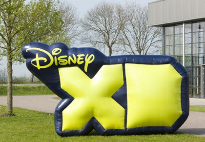 Inflatable disney logo wall