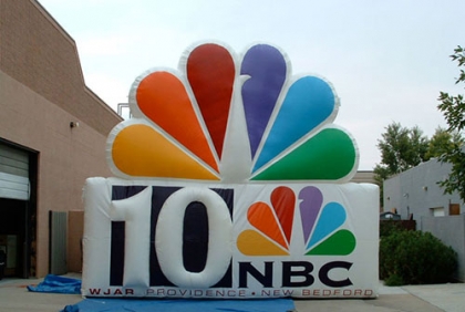 inflatable logo WSLS 10 NBC1...