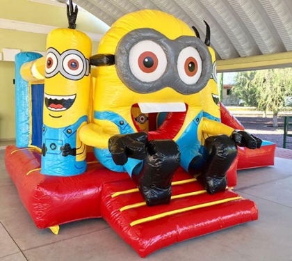 inflatable minions bouncer w...