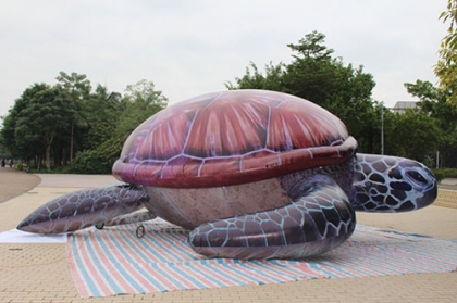 inflatable ocean turtle