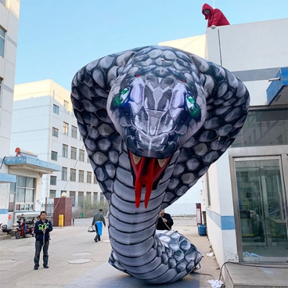 inflatable cobra snake