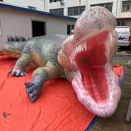 inflatable alligator crocodi...