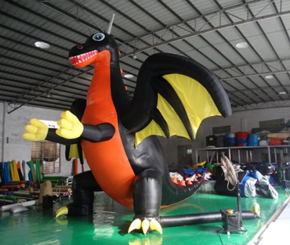inflatable fire dragon