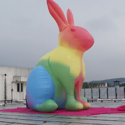giant inflatable rabbit