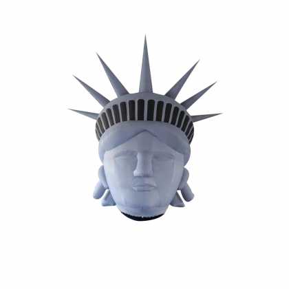 inflatable Lady Liberty stat...