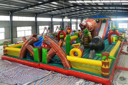 Giant inflatable indoor park...