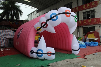 pink tooth inflatable event ...