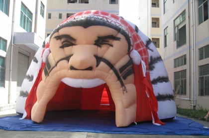 chef mascot inflatable footb...
