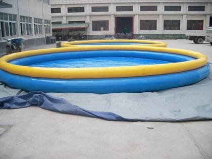 giant inflatable round pool ...