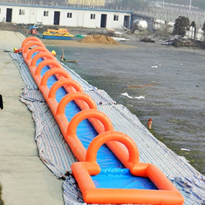 inflatable water slip lane