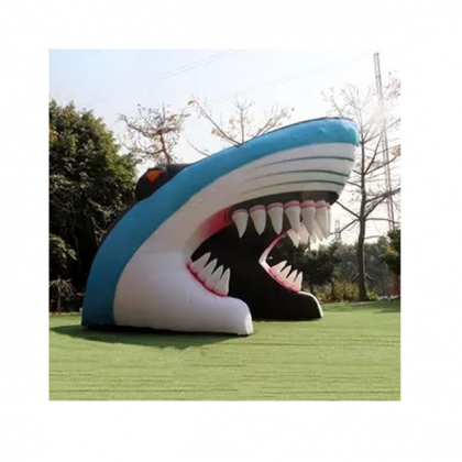 shark mascot inflatable foot...