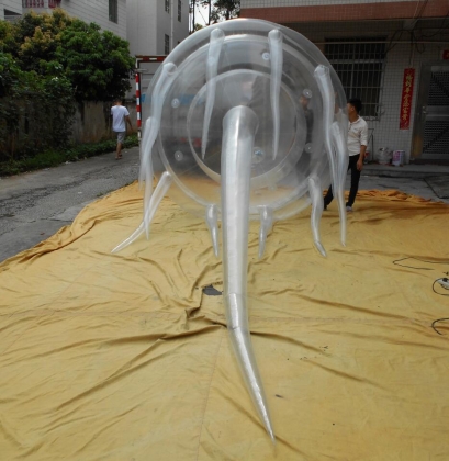 inflatable transparent octop...