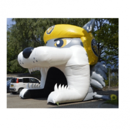 inflatable dog football tunn...
