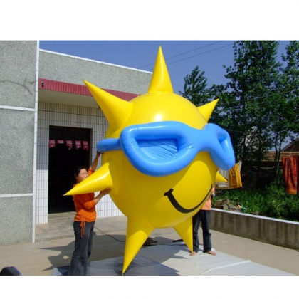 sun shape inflatable helium ...