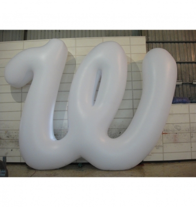 w letter inflatable decorati...