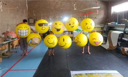 inflatable laugh smile face ...