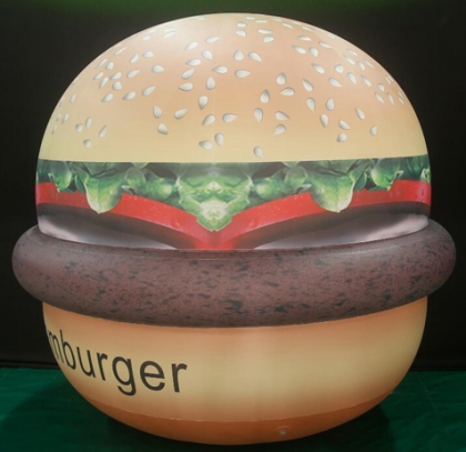inflatable pvc hamburger bal...