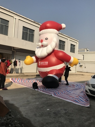 inflatable advertising santa...