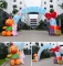 bear inflatable forest arch ...