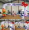 bear and rabbit inflatable e...