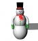snowman inflatable parade he...