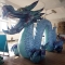 giant inflatable dragon , in...