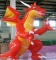 Red Shiny Inflatable dragon ...