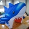inflatable football shark tu...
