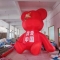 inflatable red bear cartoon ...